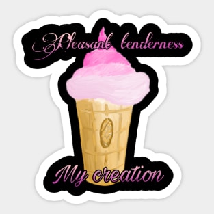 Pleasant tenderness. Sticker